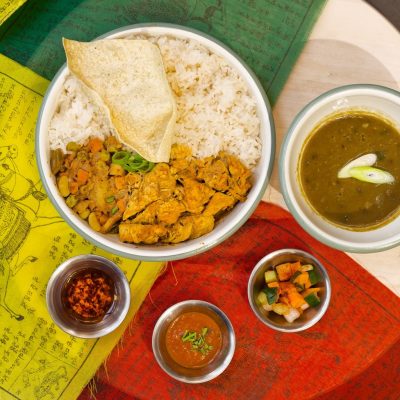 photo du Thali, spécialité népalaise faite maison à Nantes